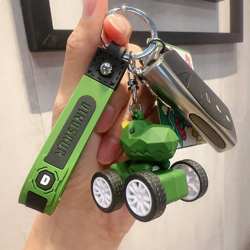 Wholesale Dinosaur Car Silicone Keychains